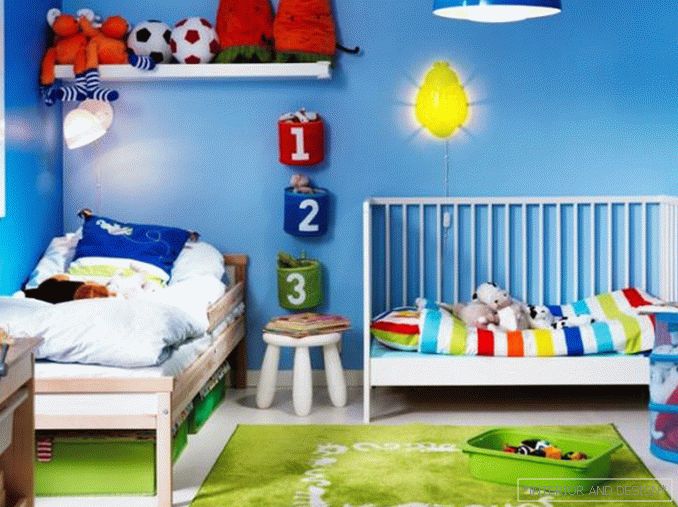 Foto detskej izby pre chlapca 3-5 rokov