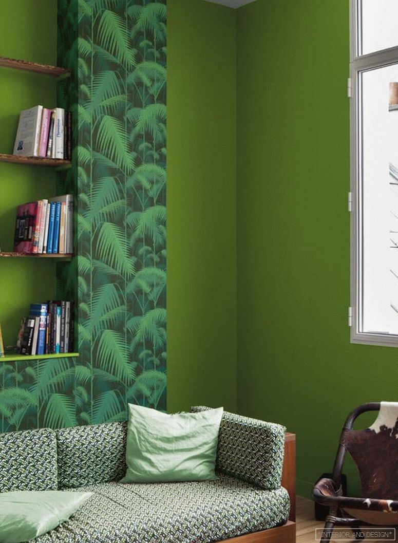 Zelený nádych v obývacej izbe - fotka 2