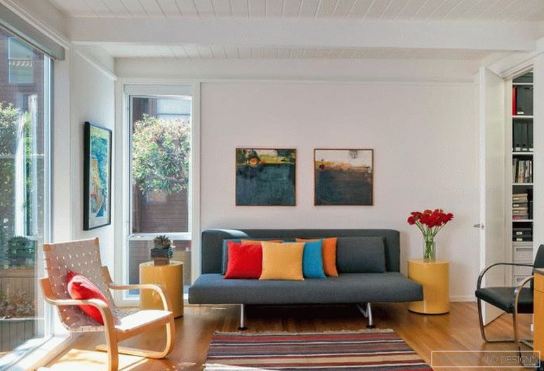 Stredomorská minimalistická obývacia izba 2