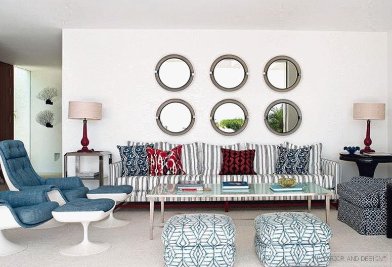 Stredomorská minimalistická obývacia izba 3