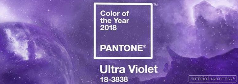 Hlavná farba farby 2018 Ultra Violet