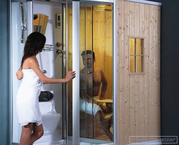 Sprchová kabína so saunou - 4