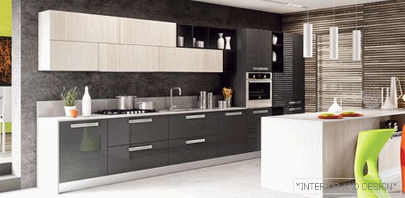 Kuchynský nábytok z Ikea (lineárne usporiadanie) - 3