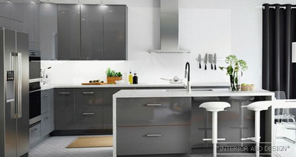 Кухонная мебель от Икеа (tvaru U планировка) - 2