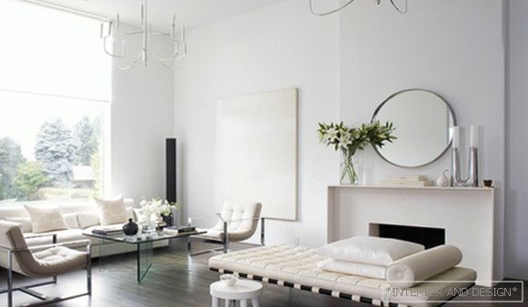 Obývacia izba v modernom štýle (minimalistický nábytok) - 2