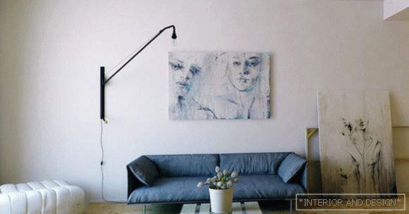 Obývacia izba v modernom štýle (minimalistický nábytok) - 3