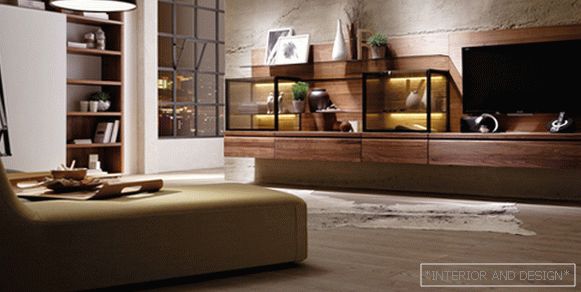 Nábytok do obývacej izby v modernom štýle (loft) - 3