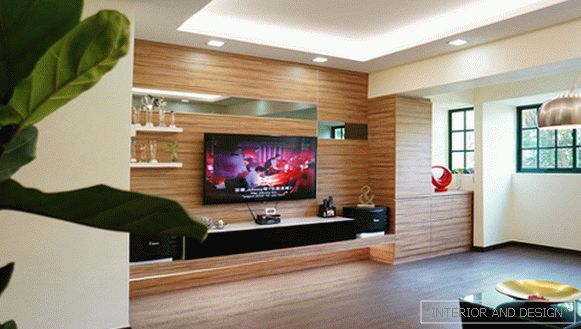 Obývacia izba v modernom štýle (ekologický nábytok) - 4