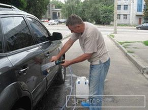 Prevádzka umývania auta