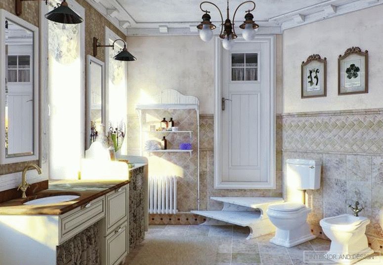Kúpeľňa v štýle Provence 2