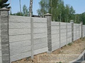 Betónový plot